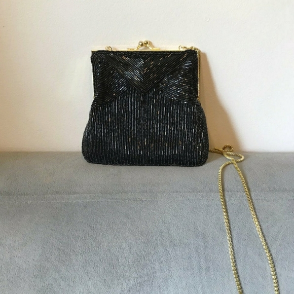 Vintage LA REGALE Beaded Purse - Picture 4 of 6